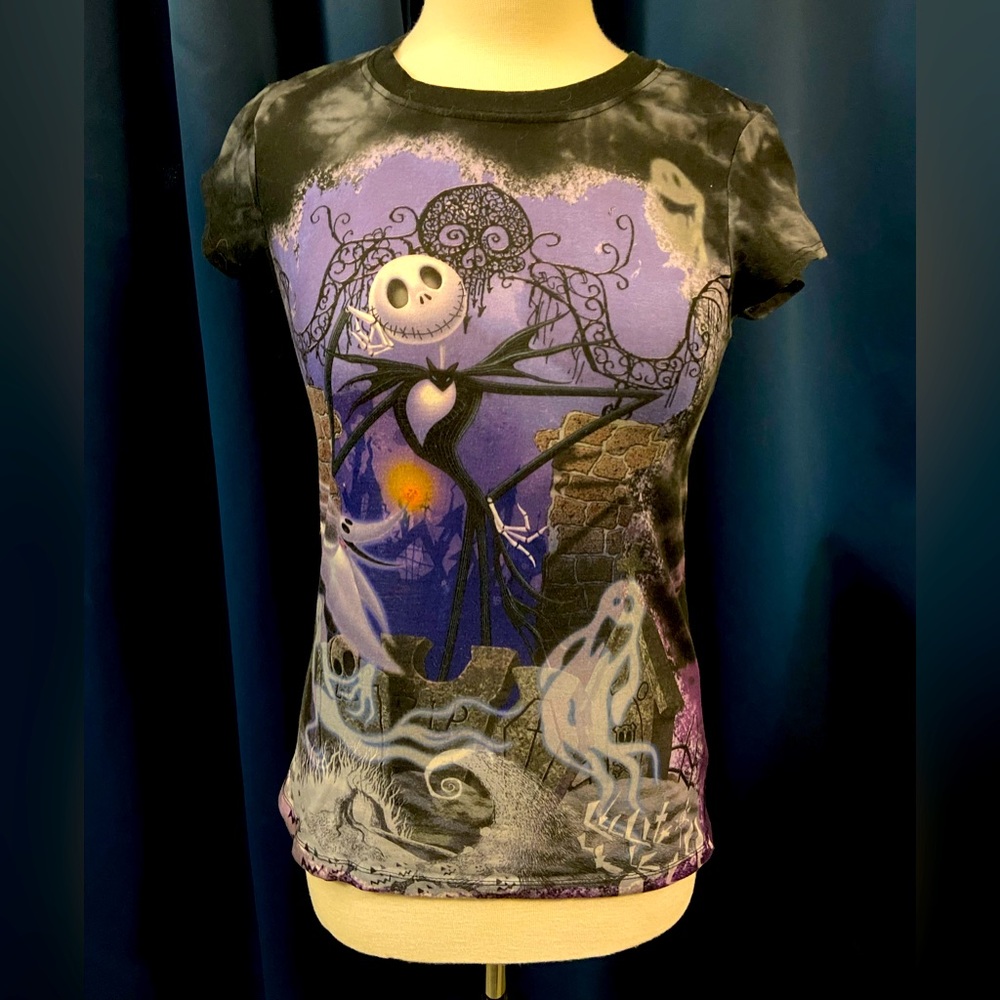 💀Nightmare before Christmas Halloween Top with Jack & Zero 👻